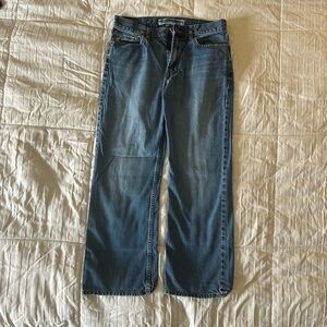 GAP Women's Wide Leg Jeans in Denim Blue